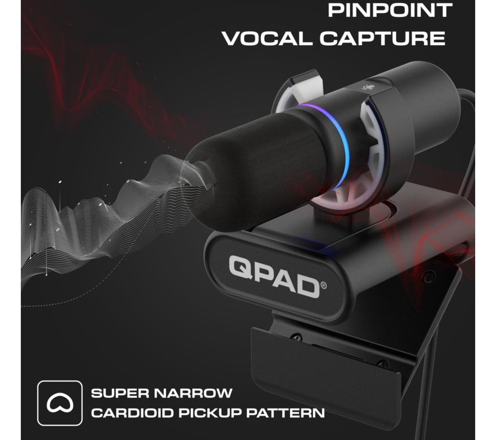 QPAD Nanobeam Stream Microphone - Black image number 2 of 13