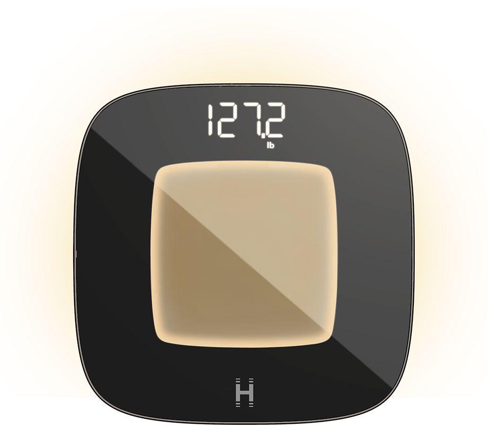 HOMEDICS glo Essentials Bathroom Scale - Black image number 2 of 2