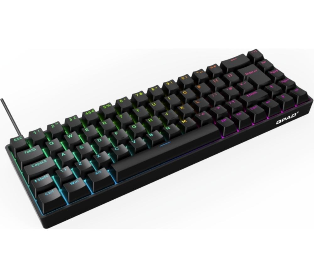 QPAD Flux 65 Magnetic Hall Effect Gaming Keyboard - Black image number 10 of 15