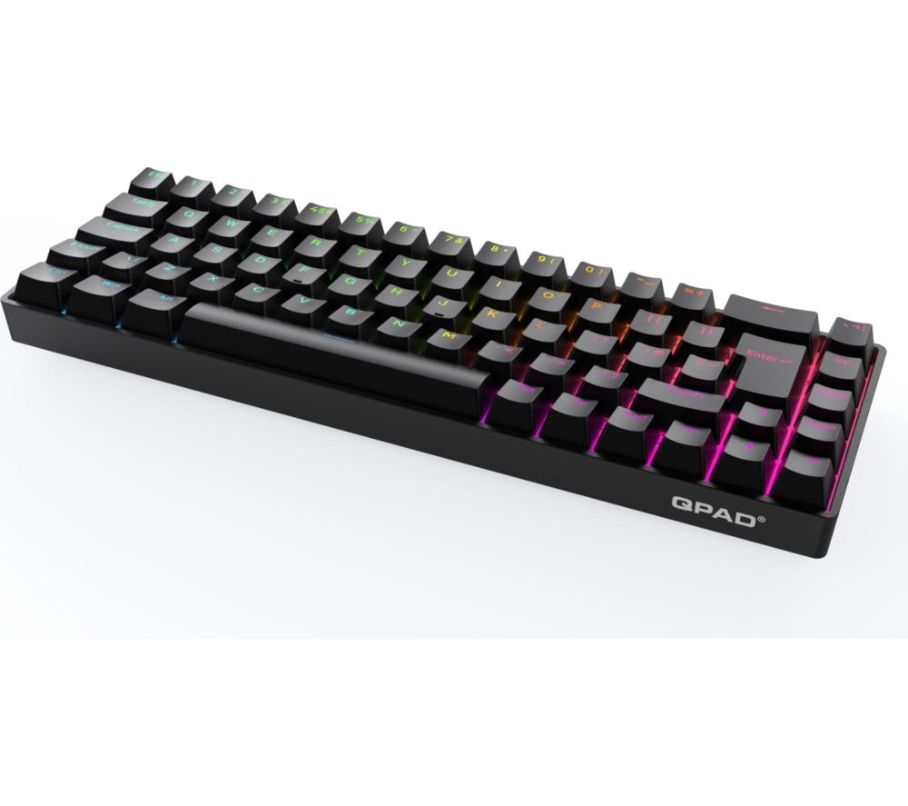 QPAD Flux 65 Magnetic Hall Effect Gaming Keyboard - Black image number 12 of 15
