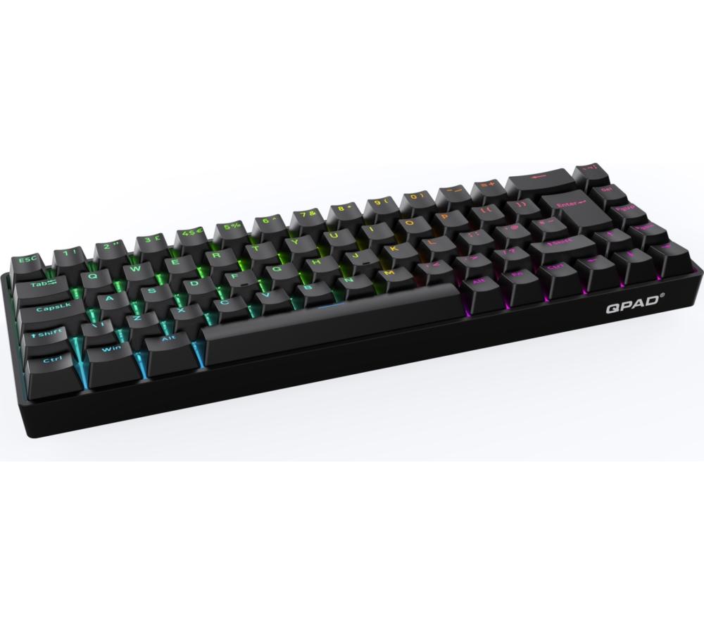 QPAD Flux 65 Magnetic Hall Effect Gaming Keyboard - Black image number 15 of 15
