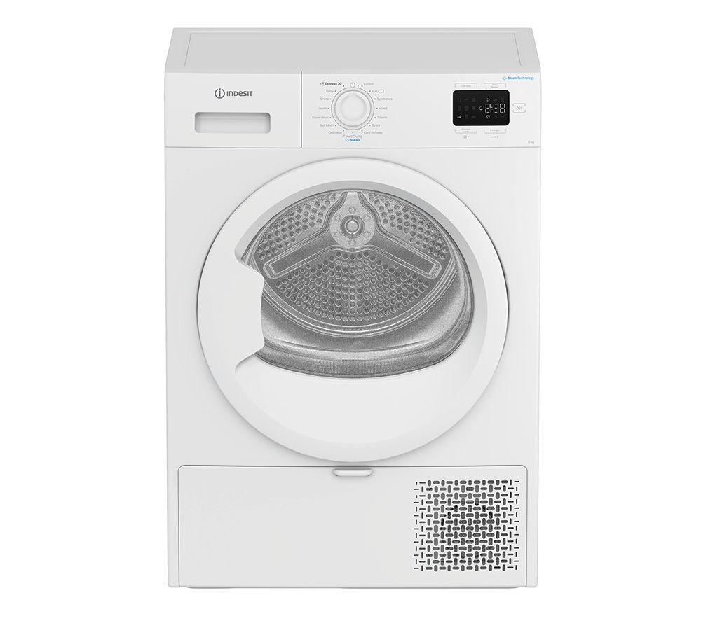 INDESIT C YSD 82D WW UK 8 kg Heat Pump Tumble Dryer - White, White