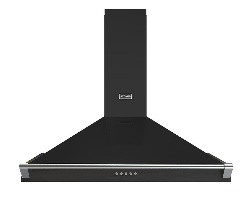 STOVES Richmond 90PYR Chimney Cooker Hood - Black
