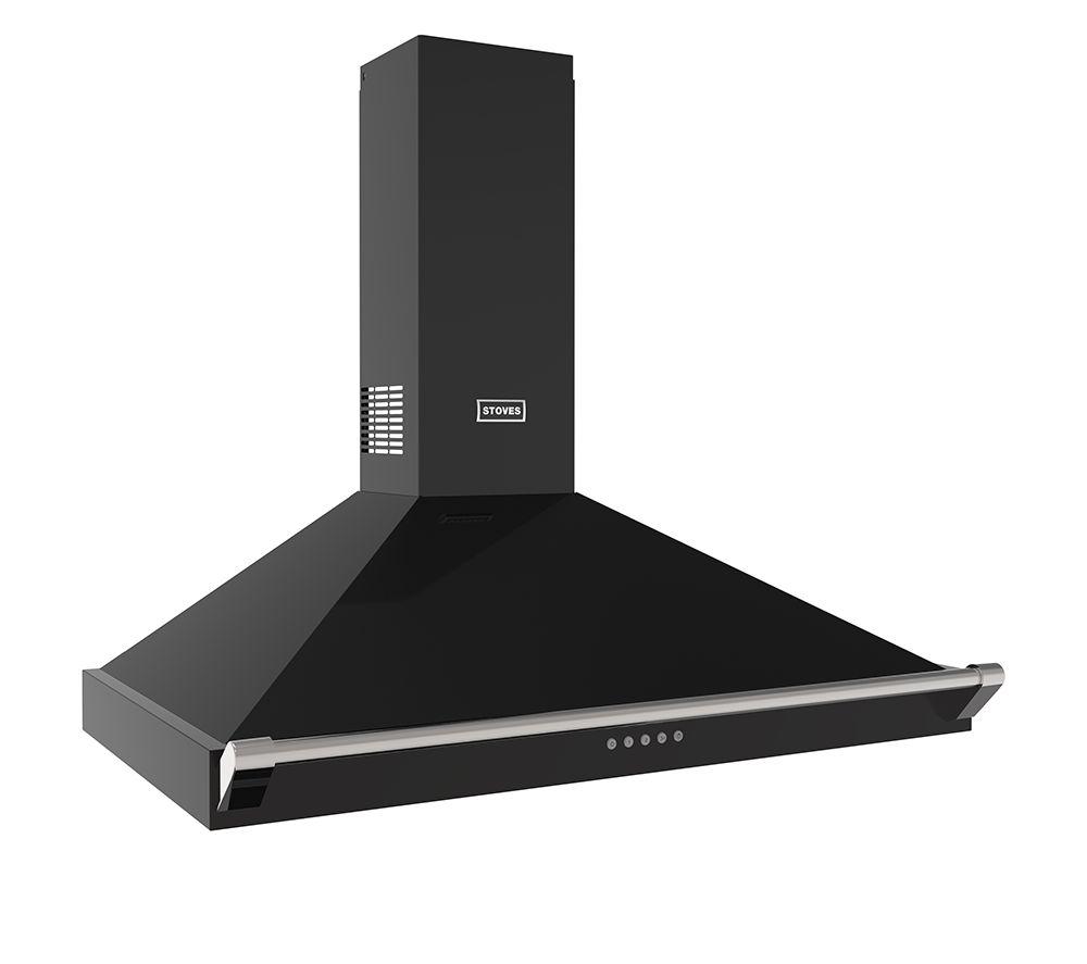 STOVES Richmond 100PYR Chimney Cooker Hood - Black image number 3 of 3
