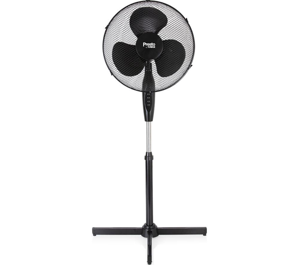 TOWER Presto PT633000B 16" Pedestal Fan - Black