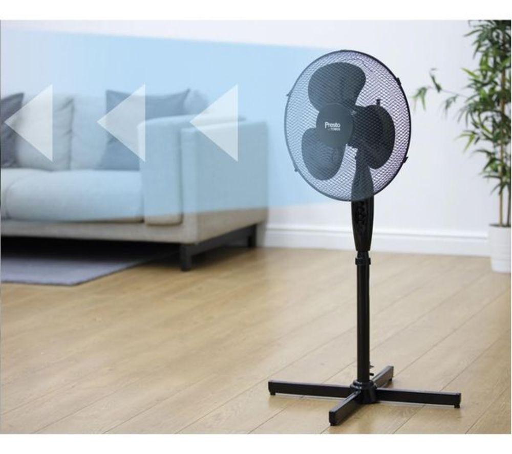 TOWER Presto PT633000B 16" Pedestal Fan - Black image number 10 of 12