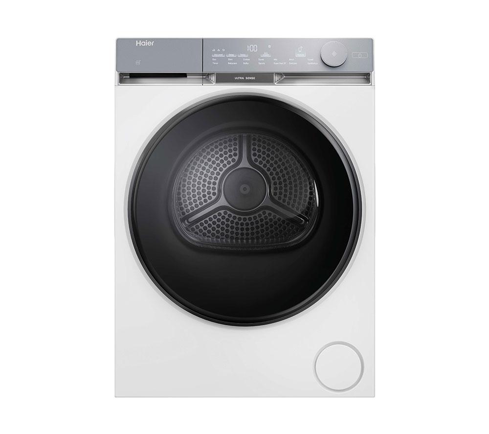 HAIER X Series 9 HD100-CQ387U1 WiFi-enabled 10 kg Heat Pump Tumble Dryer – White, White