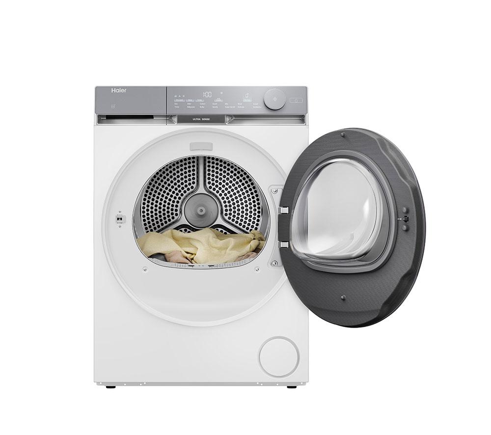 HAIER X Series 9 HD100-CQ387U1 WiFi-enabled 10 kg Heat Pump Tumble Dryer - White image number 2 of 12