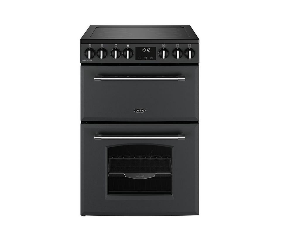 BELLING Farmhouse 60E Electric Ceramic Cooker - Anthracite & Chrome