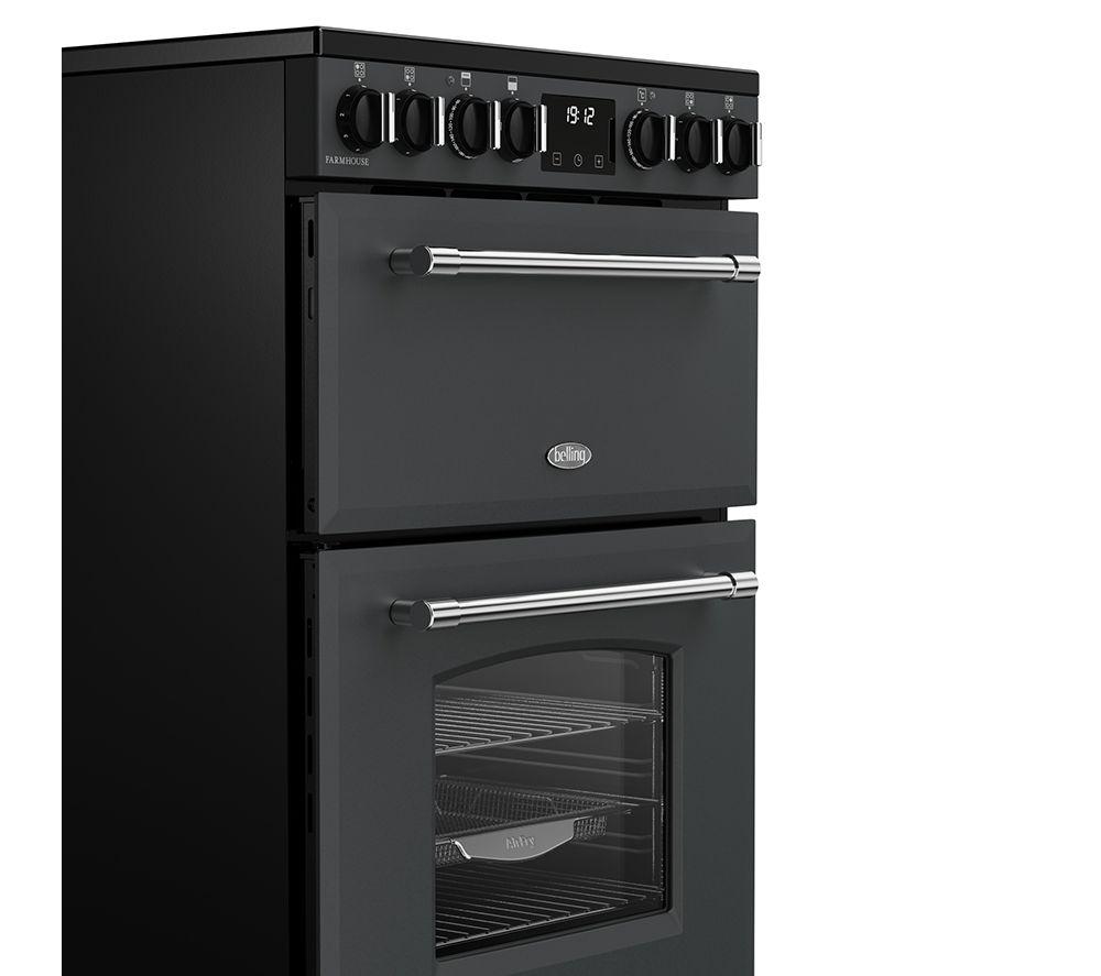 BELLING Farmhouse 60E Electric Ceramic Cooker - Anthracite & Chrome image number 4 of 5