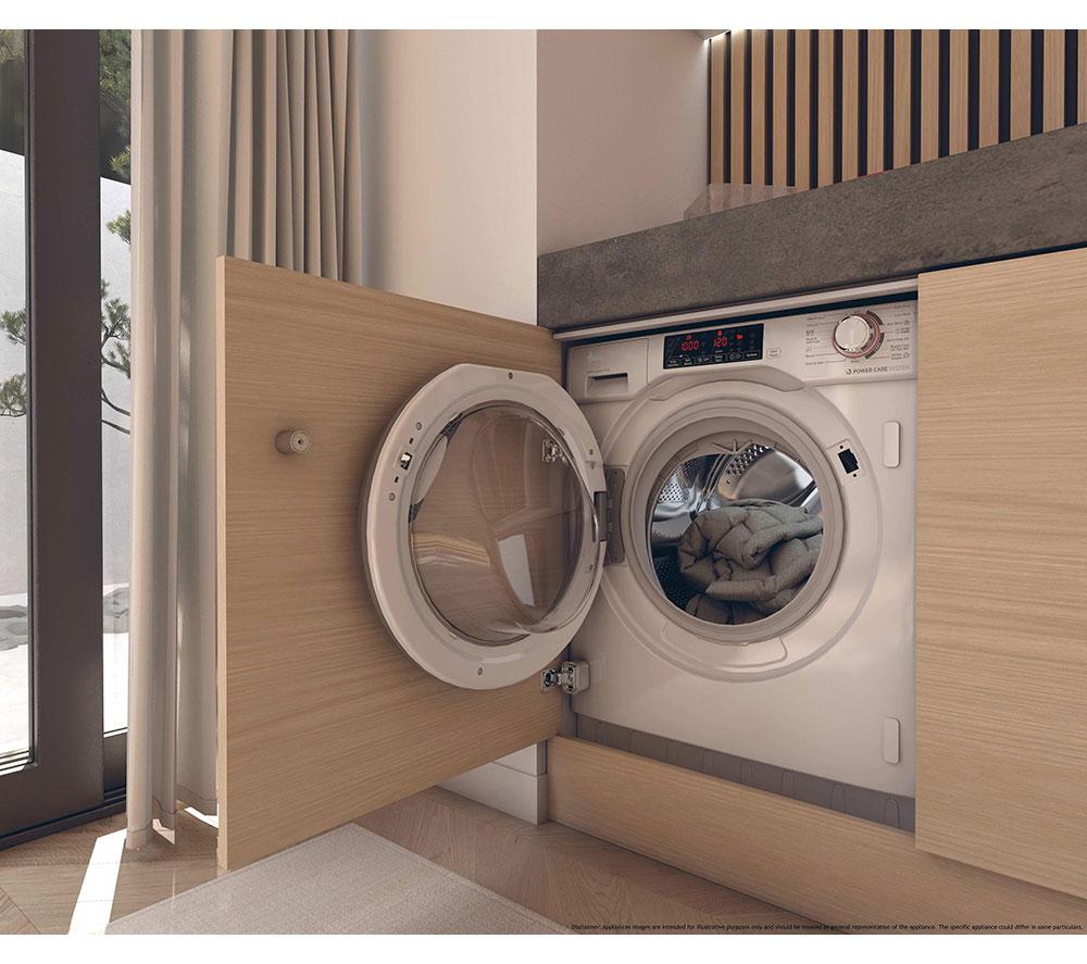 HOOVER H-Wash 300 Pro HBW 48TAMEJ-80 Integrated 8 kg 1400 Spin Washing Machine image number 2 of 13