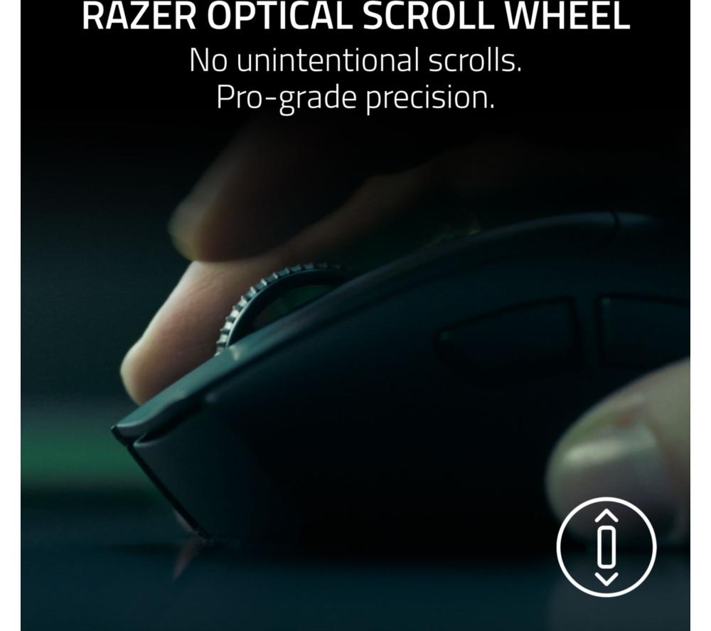 RAZER DeathAdder V4 Pro Wireless Optical Gaming Mouse - Black image number 4 of 10