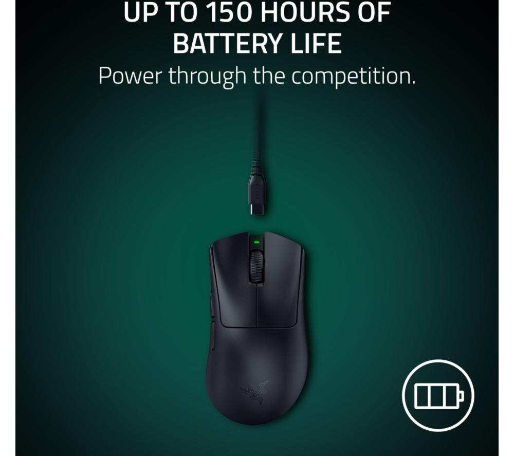 Buy RAZER DeathAdder V4 Pro Wireless Optical Gaming Mouse - Black