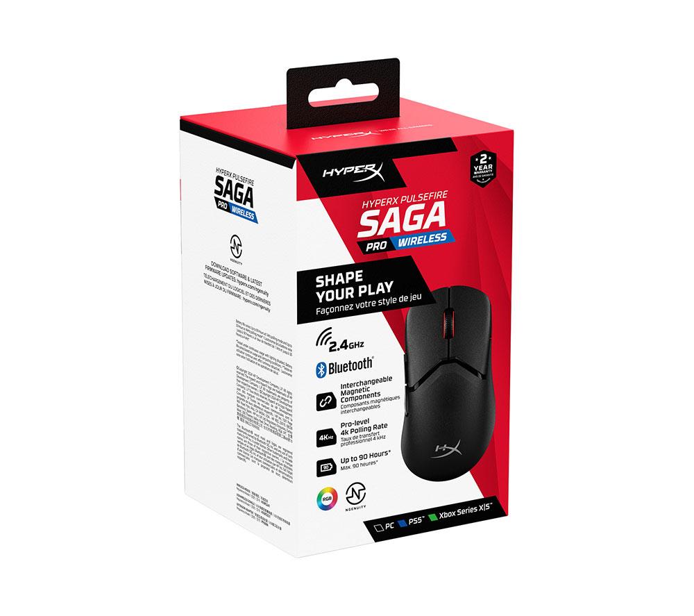 HYPERX Pulsefire Saga Pro RGB Wireless Optical Gaming Mouse image number 13 of 13