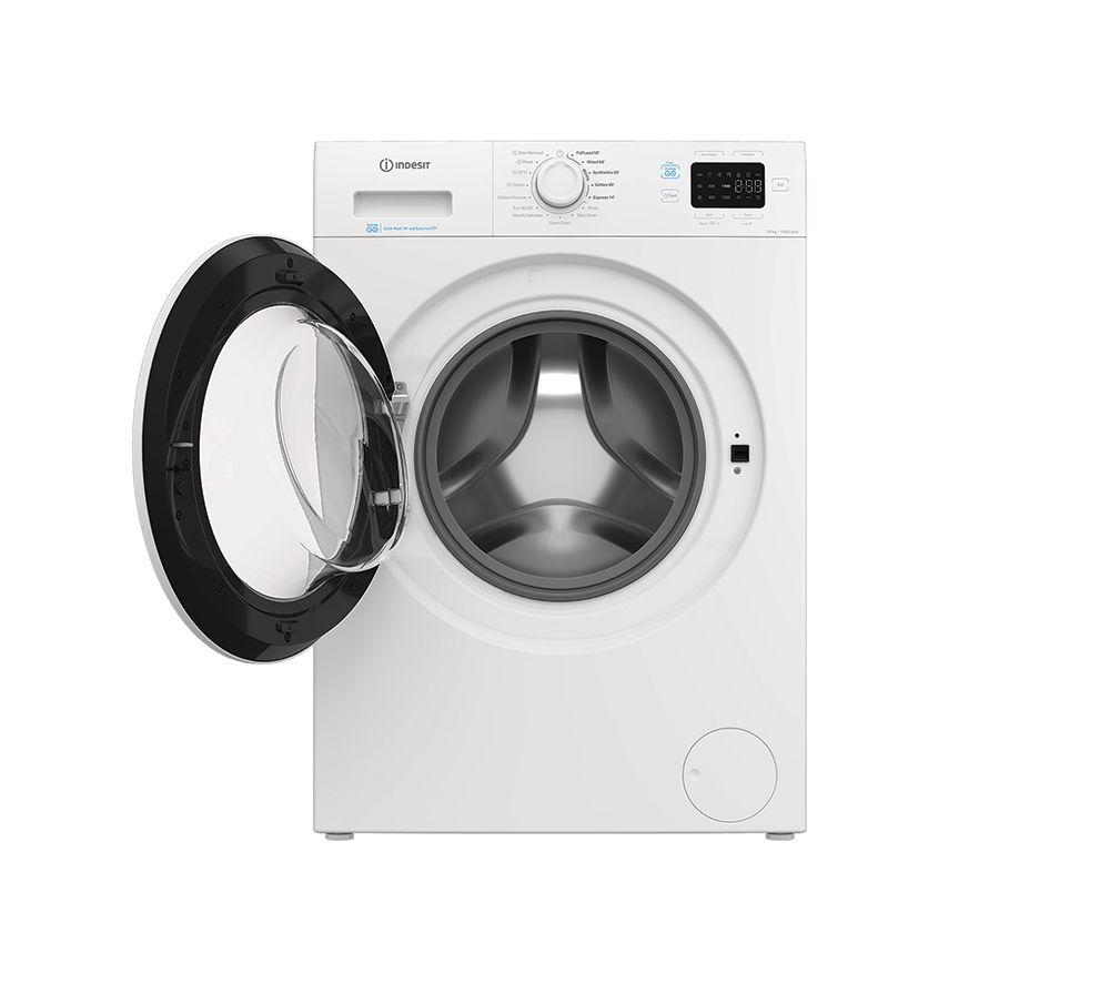 INDESIT Push&Go IP 1046 UK 10 kg 1400 Spin Washing Machine - White image number 4 of 7