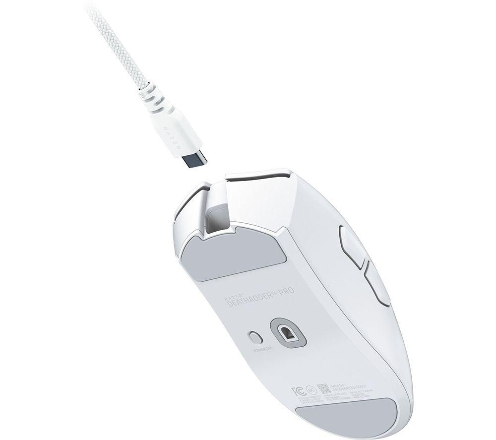 Buy RAZER DeathAdder V4 Pro Wireless Optical Gaming Mouse - White