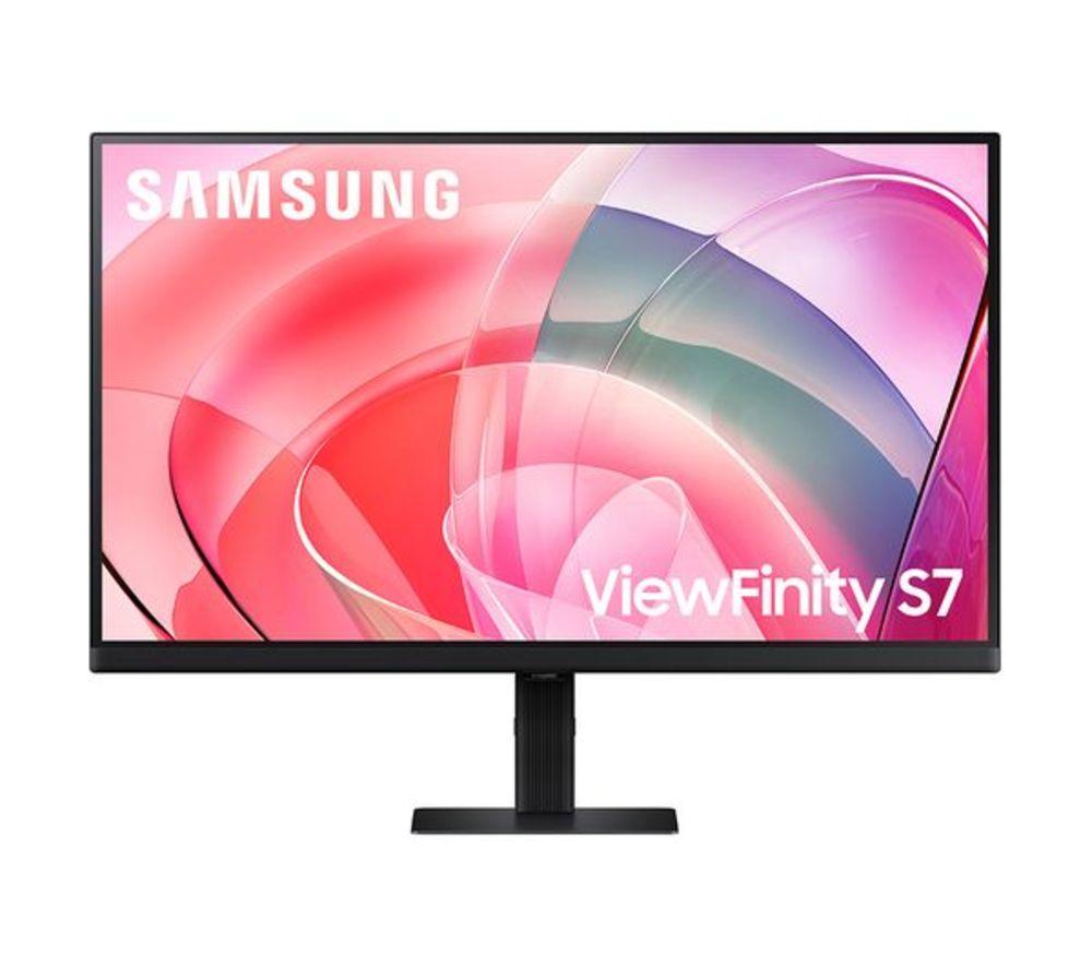 SAMSUNG ViewFinity S7 LS27D700EAUXXU 4K Ultra HD 27" IPS LCD Refurbished Monitor - Black (Excellent Condition) image number 9 of 9