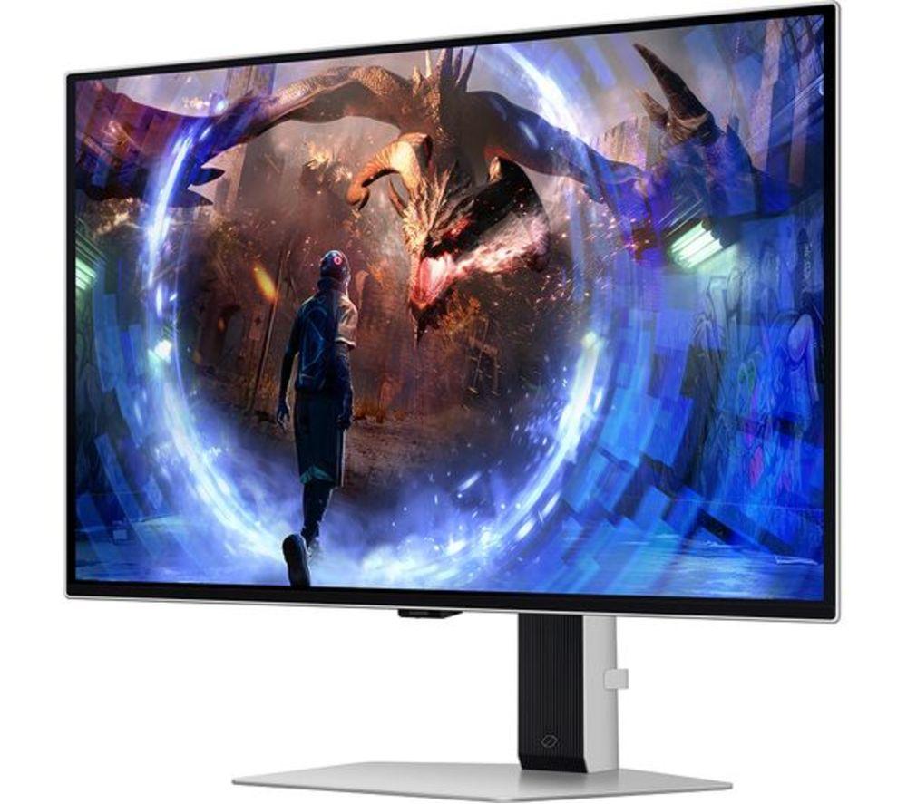 SAMSUNG Odyssey G6 LS27DG602SUXXU Quad HD 27" OLED Refurbished Gaming Monitor - Silver (Excellent Condition) image number 5 of 19