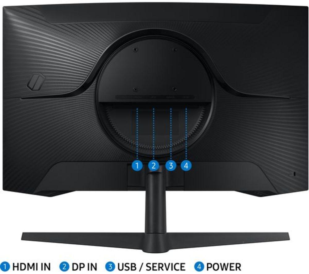 SAMSUNG Odyssey G5 LS27CG552EUXXU Quad HD 27" Curved VA LCD Refurbished Gaming Monitor - Black (Excellent Condition) image number 2 of 2