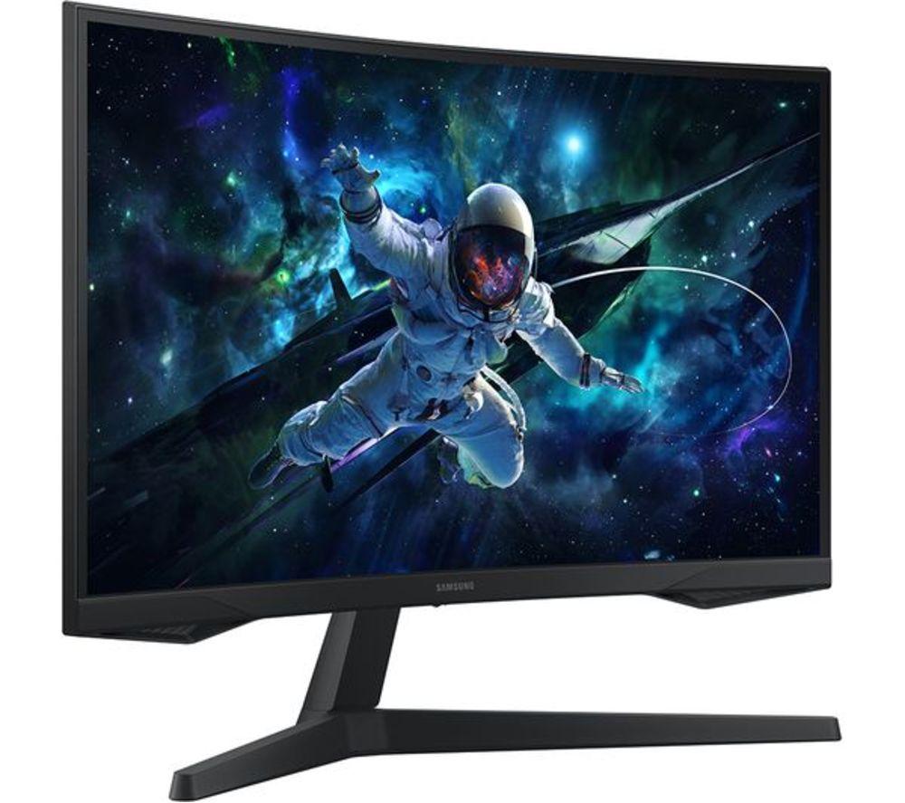 SAMSUNG Odyssey G5 LS32CG552EUXXU Quad HD 32" Curved VA LCD Refurbished Gaming Monitor - Black (Very Good Condition) image number 2 of 3