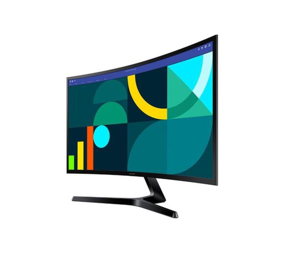 SAMSUNG LS27D366GAUXXU Full HD 27" Curved VA LCD Refurbished Monitor - Black (Excellent Condition) image number 2 of 9