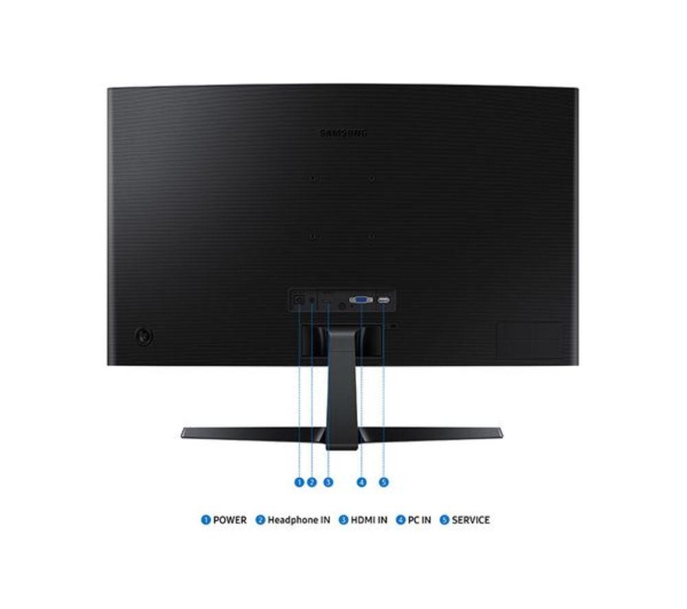 SAMSUNG LS27D366GAUXXU Full HD 27" Curved VA LCD Refurbished Monitor - Black (Excellent Condition) image number 5 of 9