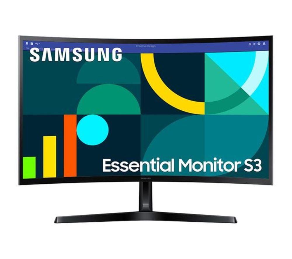 SAMSUNG LS27D366GAUXXU Full HD 27" Curved VA LCD Refurbished Monitor - Black (Excellent Condition) image number 9 of 9