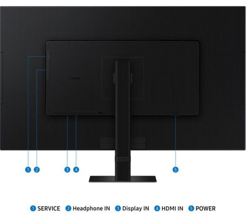 SAMSUNG ViewFinity S7 LS32D700EAUXXU 4K Ultra HD 32" VA LED Refurbished Monitor - Black (Very Good Condition) image number 2 of 16