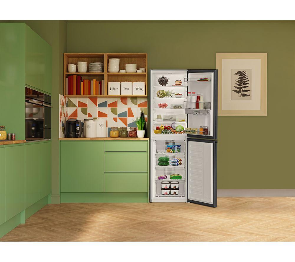 HOTPOINT No Frost HPKH 1261W XBR4UK 50/50 Fridge Freezer - Dark Grey image number 2 of 12