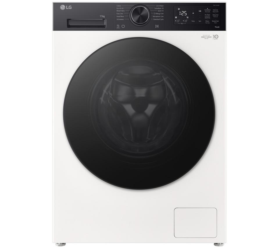 LG Series 5 ezDispense F4X5511THB WiFi-enabled 11 kg 1400 Spin Washing Machine - White