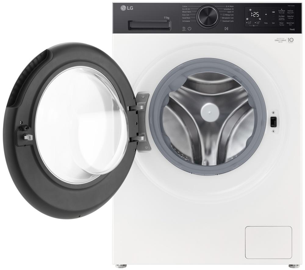 LG Series 5 ezDispense F4X5511THB WiFi-enabled 11 kg 1400 Spin Washing Machine - White image number 11 of 18