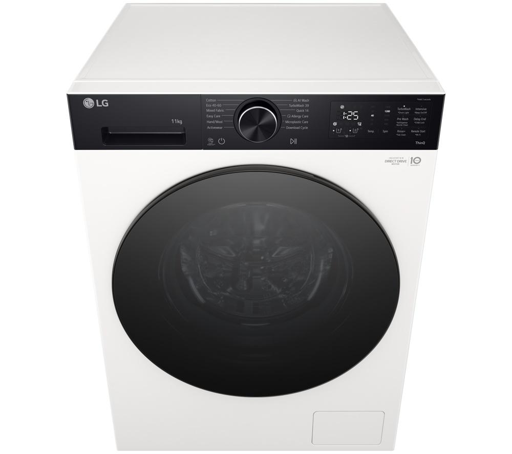 LG Series 5 ezDispense F4X5511THB WiFi-enabled 11 kg 1400 Spin Washing Machine - White image number 13 of 18