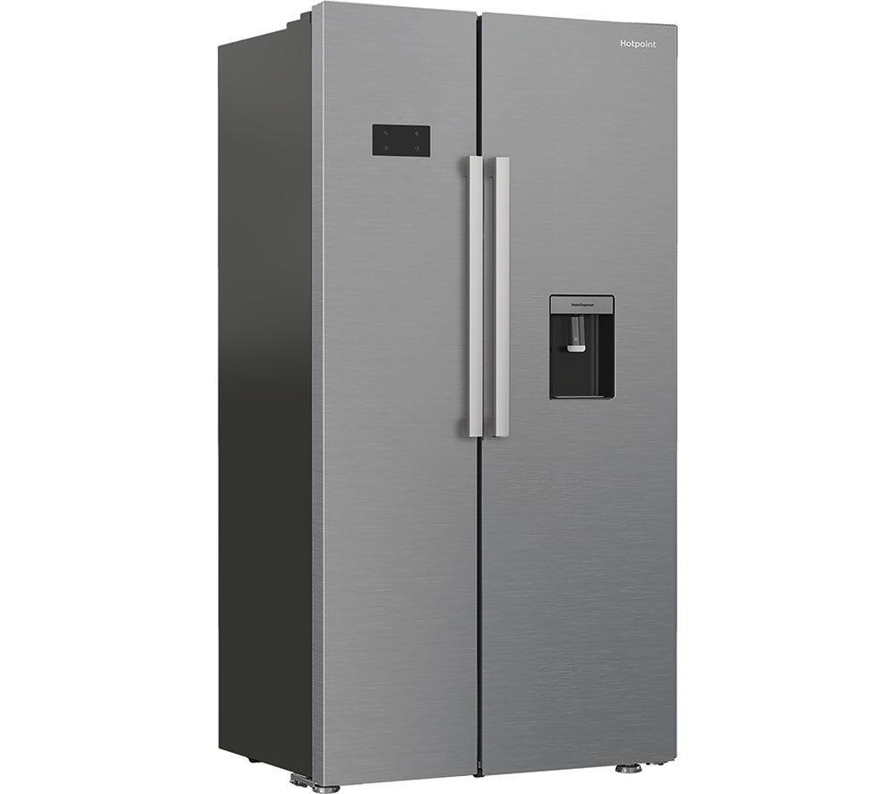 HOTPOINT HPG2 6583W XP4UK Dual No Frost American-Style Fridge Freezer - Silver image number 2 of 12
