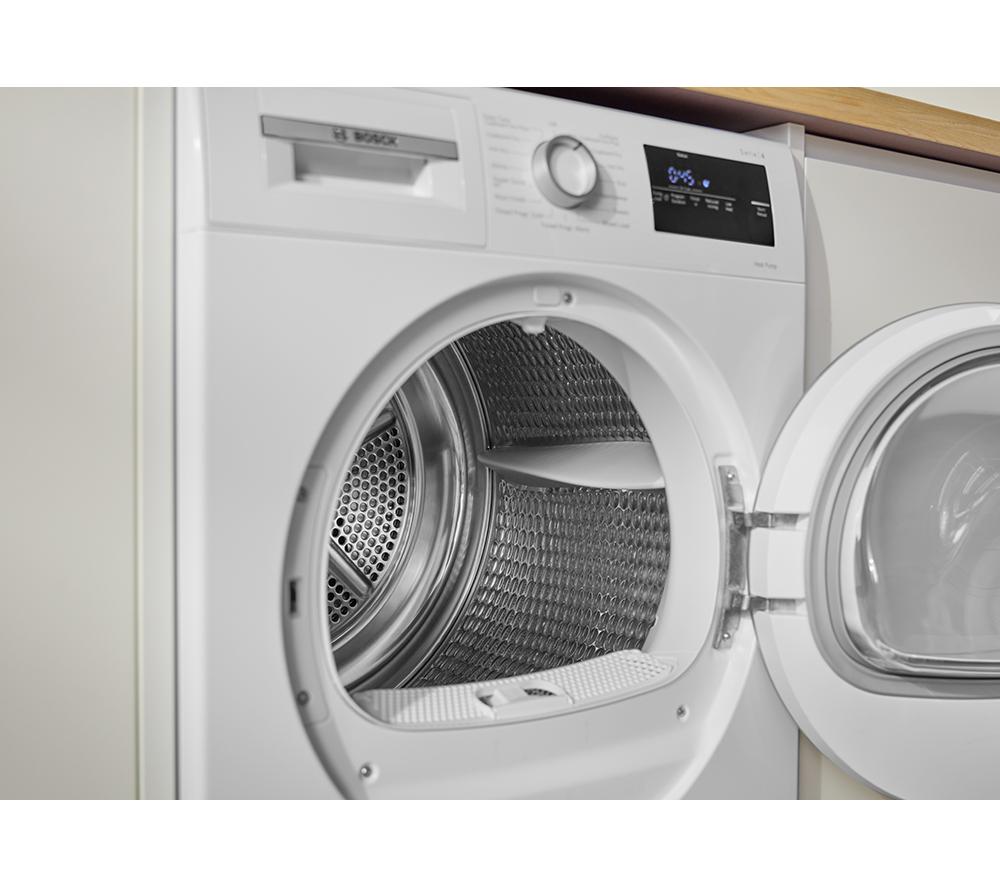 BOSCH Series 4 WTH85226GB 8 kg Heat Pump Tumble Dryer - White image number 14 of 16
