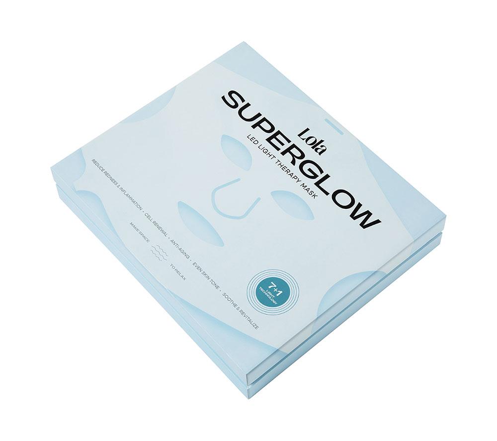 LOLA Superglow LED Face Mask - Baby Blue image number 7 of 15
