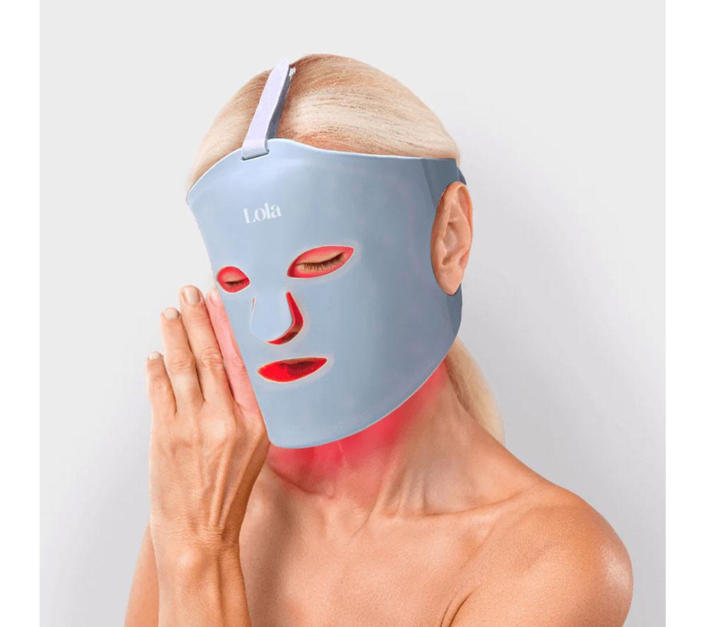 LOLA Superglow LED Face Mask - Baby Blue image number 14 of 15
