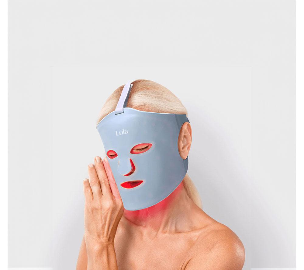LOLA Superglow LED Face Mask - Baby Blue image number 15 of 15