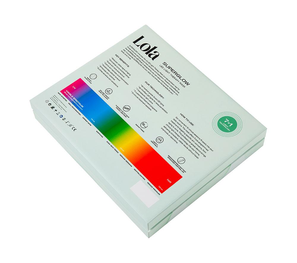 LOLA Superglow LED Face Mask - Mint image number 7 of 14