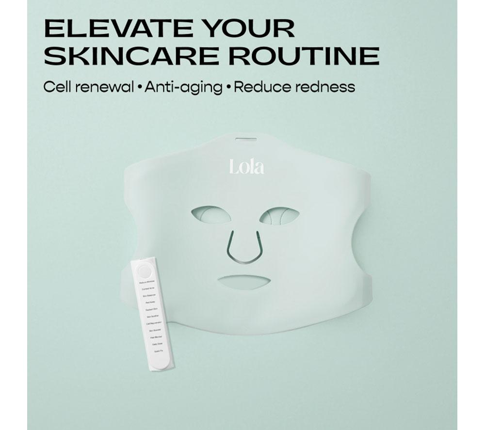 LOLA Superglow LED Face Mask - Mint image number 12 of 14