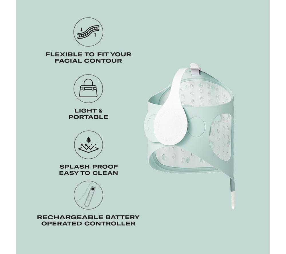 LOLA Superglow LED Face Mask - Mint image number 13 of 14