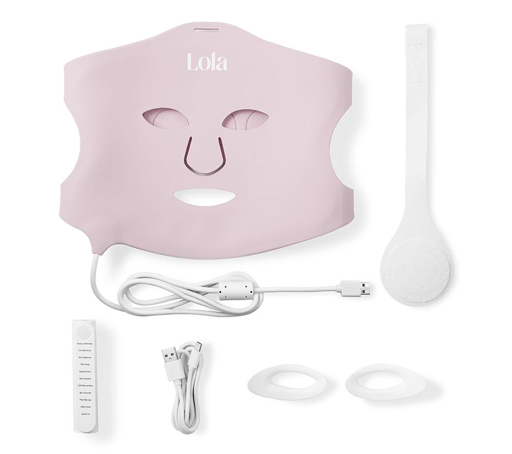 LOLA Superglow LED Face Mask - Pink