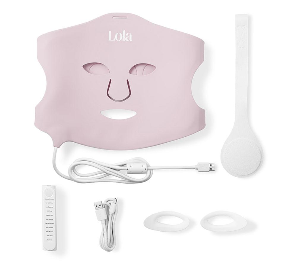 LOLA Superglow LED Face Mask - Pink image number 8 of 13