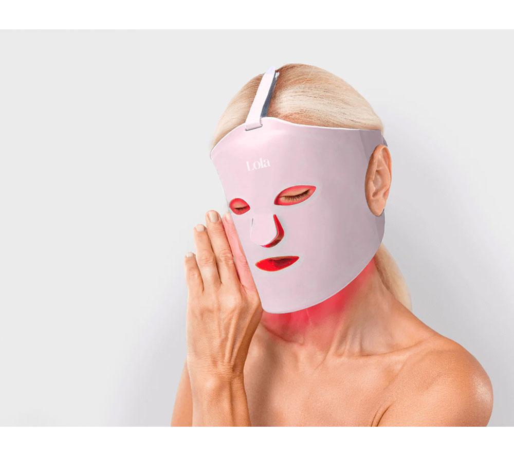 LOLA Superglow LED Face Mask - Pink image number 12 of 13