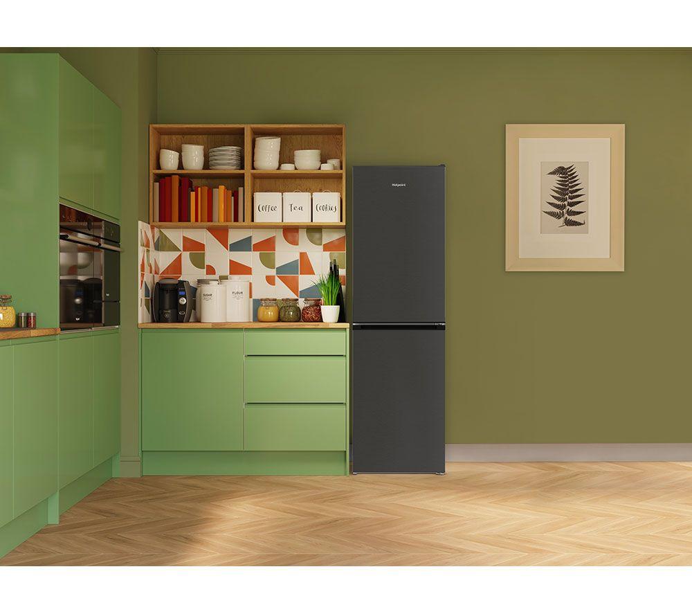 HOTPOINT No Frost HPKH 1261 XBR4UK 50/50 Fridge Freezer - Dark Grey image number 10 of 11