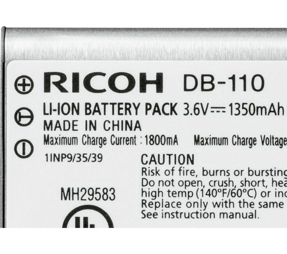 RICOH DB-110 Lithium-ion Rechargeable Battery image number 3 of 3