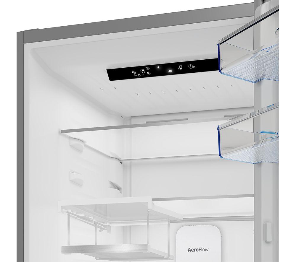 BEKO Pro HarvestFresh AeroFlow CNA7603VPZ 70/30 Fridge Freezer - Black Steel image number 6 of 11