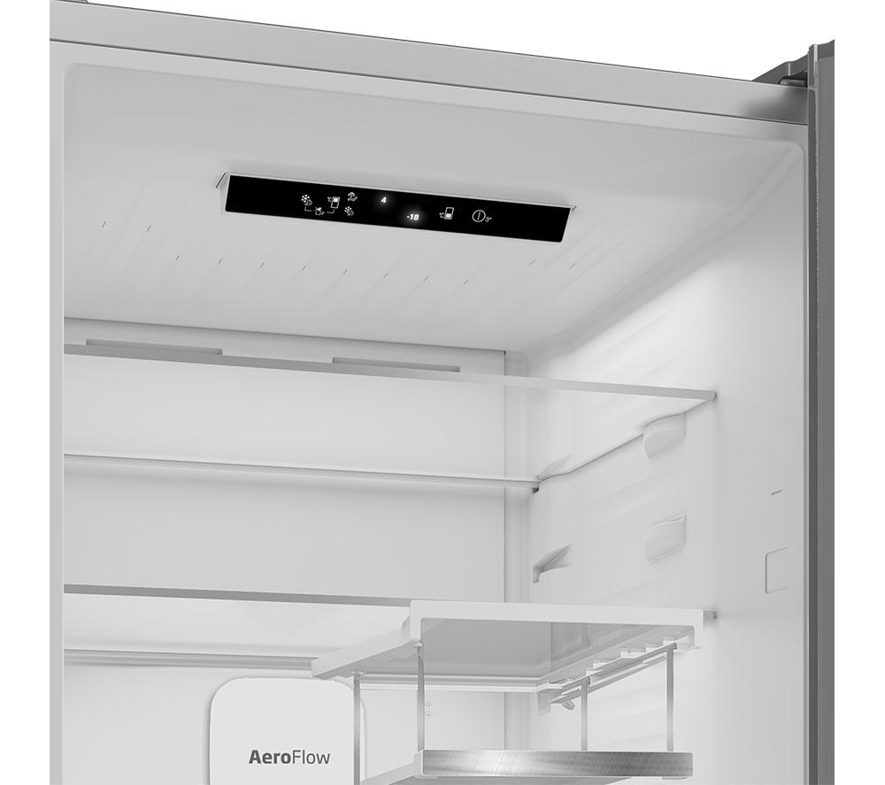 BEKO Pro HarvestFresh AeroFlow CNA7603VPZ 70/30 Fridge Freezer - Black Steel image number 7 of 11