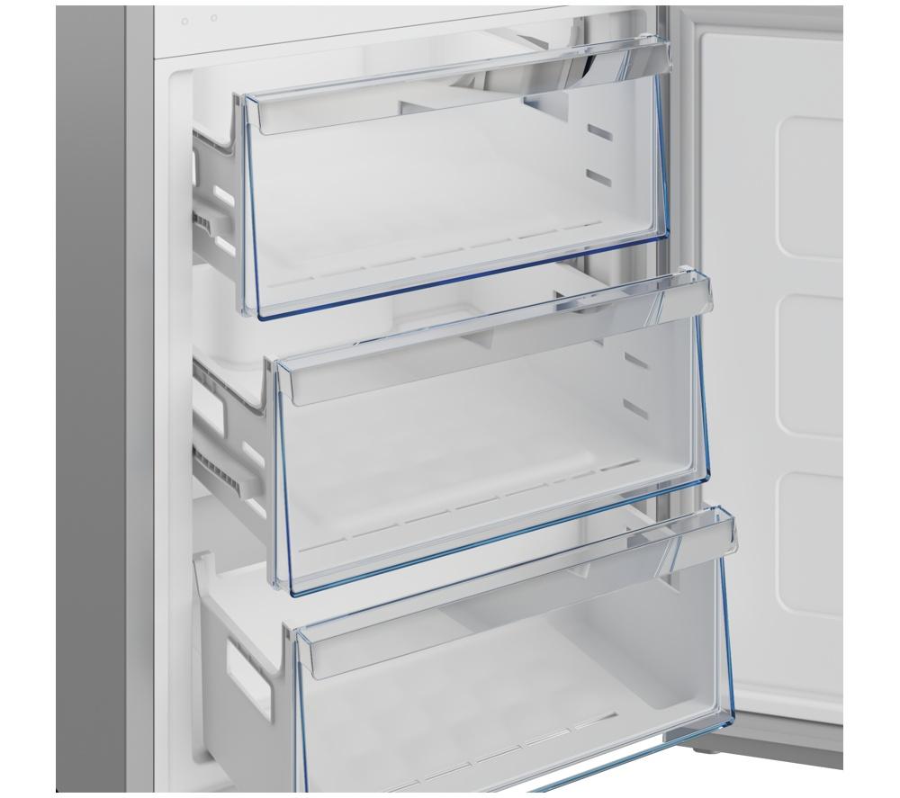 BEKO Pro HarvestFresh AeroFlow CNA7603VPZ 70/30 Fridge Freezer - Black Steel image number 11 of 23