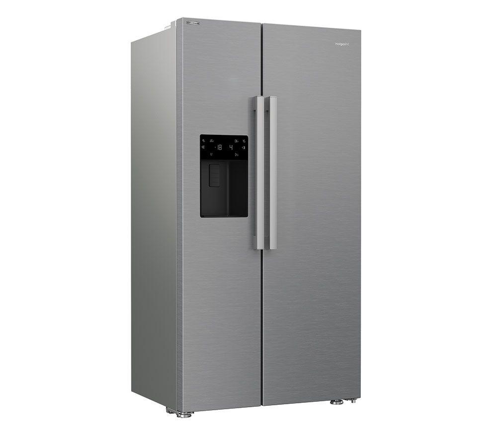 HOTPOINT HPG2 6573W XP4UK Dual No Frost American-Style Fridge Freezer - Silver image number 2 of 12