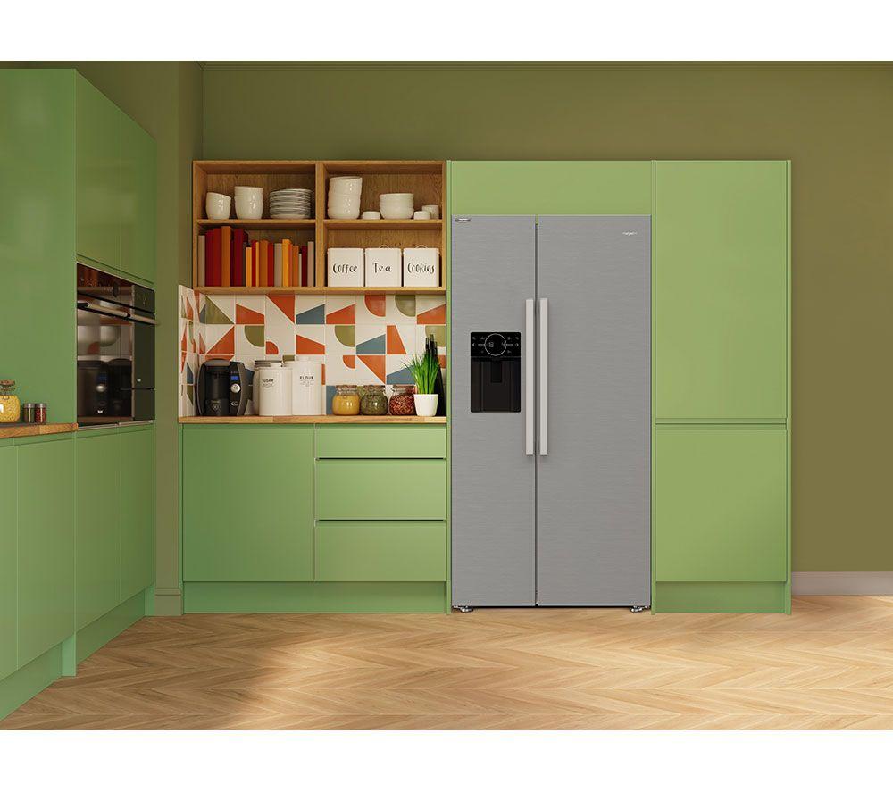 HOTPOINT HPG2 6573W XP4UK Dual No Frost American-Style Fridge Freezer - Silver image number 10 of 12